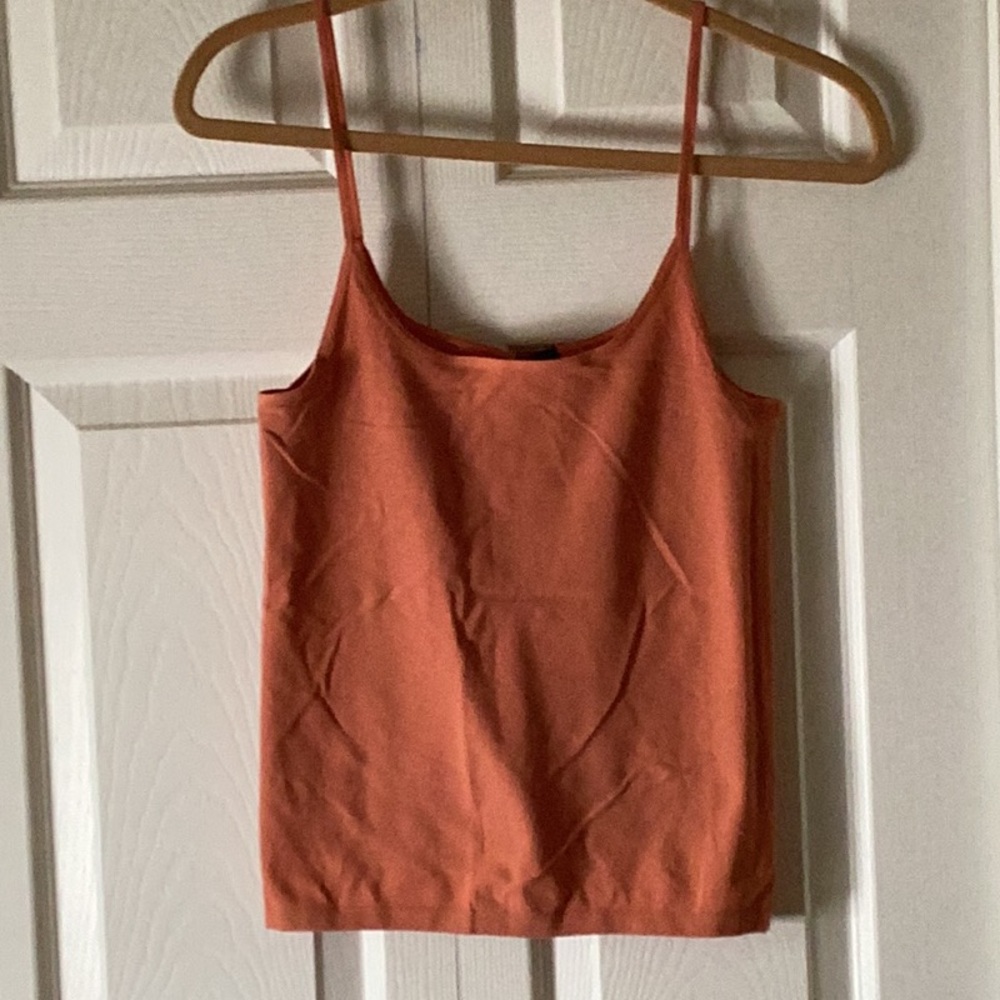 Women's Orange Spaghetti Strap Top